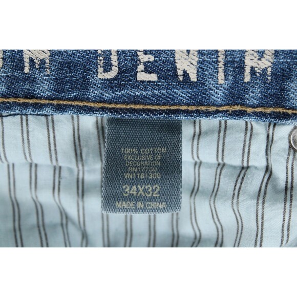 Converse One Star Low Boot Premium Denim Distressed Jeans Men's 34 x 32 - Picture 4 of 16